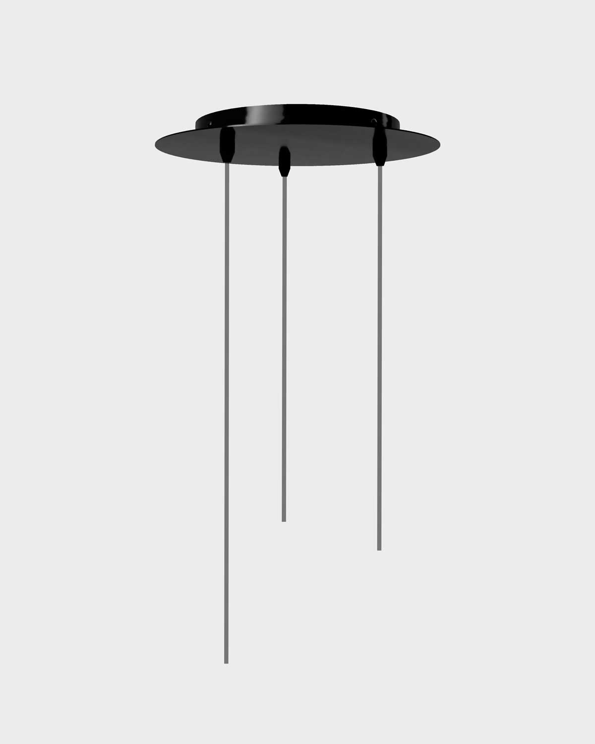 Helena 3 Light Round Canopy - Hennepin Made