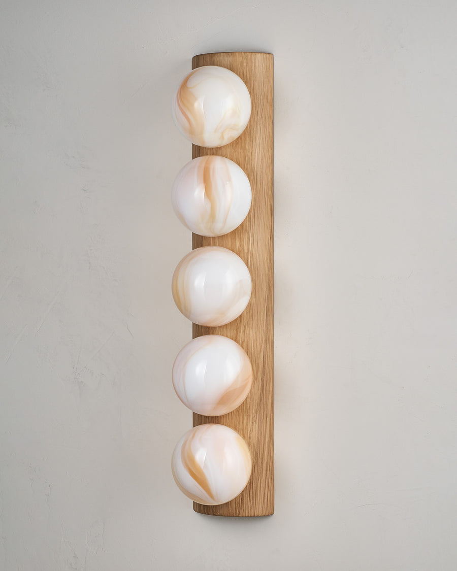 美品 LIGHTING ARUT FALF GENEREPUNIN ゲネレプニン Nested 5 Light Sconce - Hennepin Made