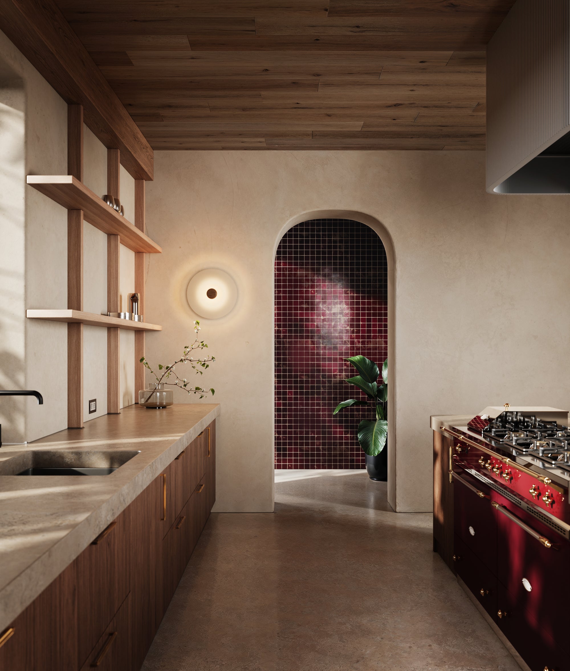 A softer take on a sconce