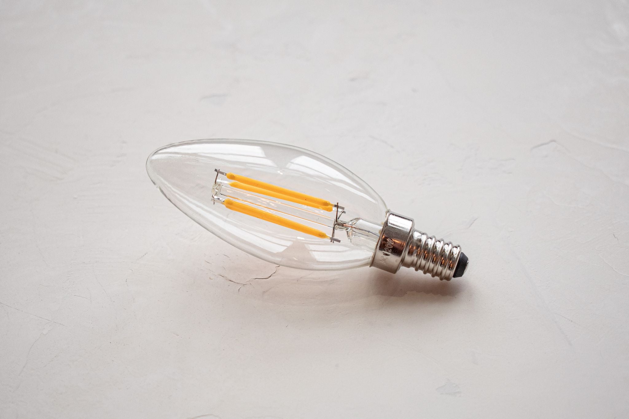 C01 - LED light bulb C35 gold spiral filament